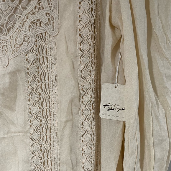 NWT Free People One Vienna Lace Boho Ivory Mini Dresses - Picture 5 of 5